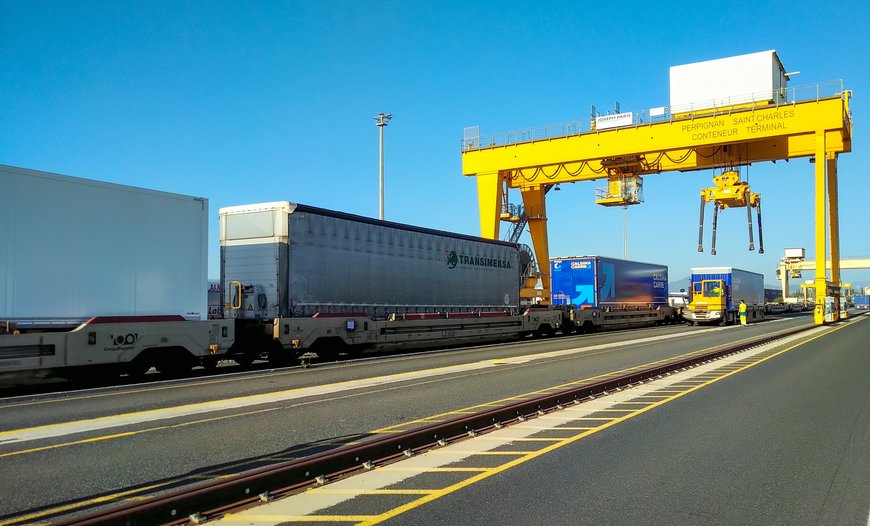 CargoBeamer operates lane between Kaldenkirchen and Perpignan